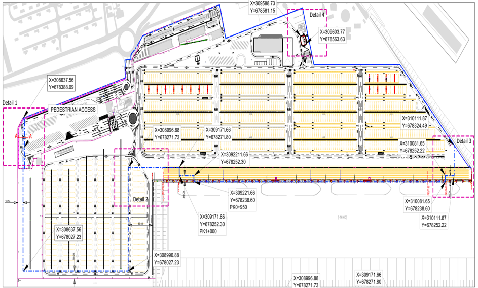 Plan du Terminal à conteneurs