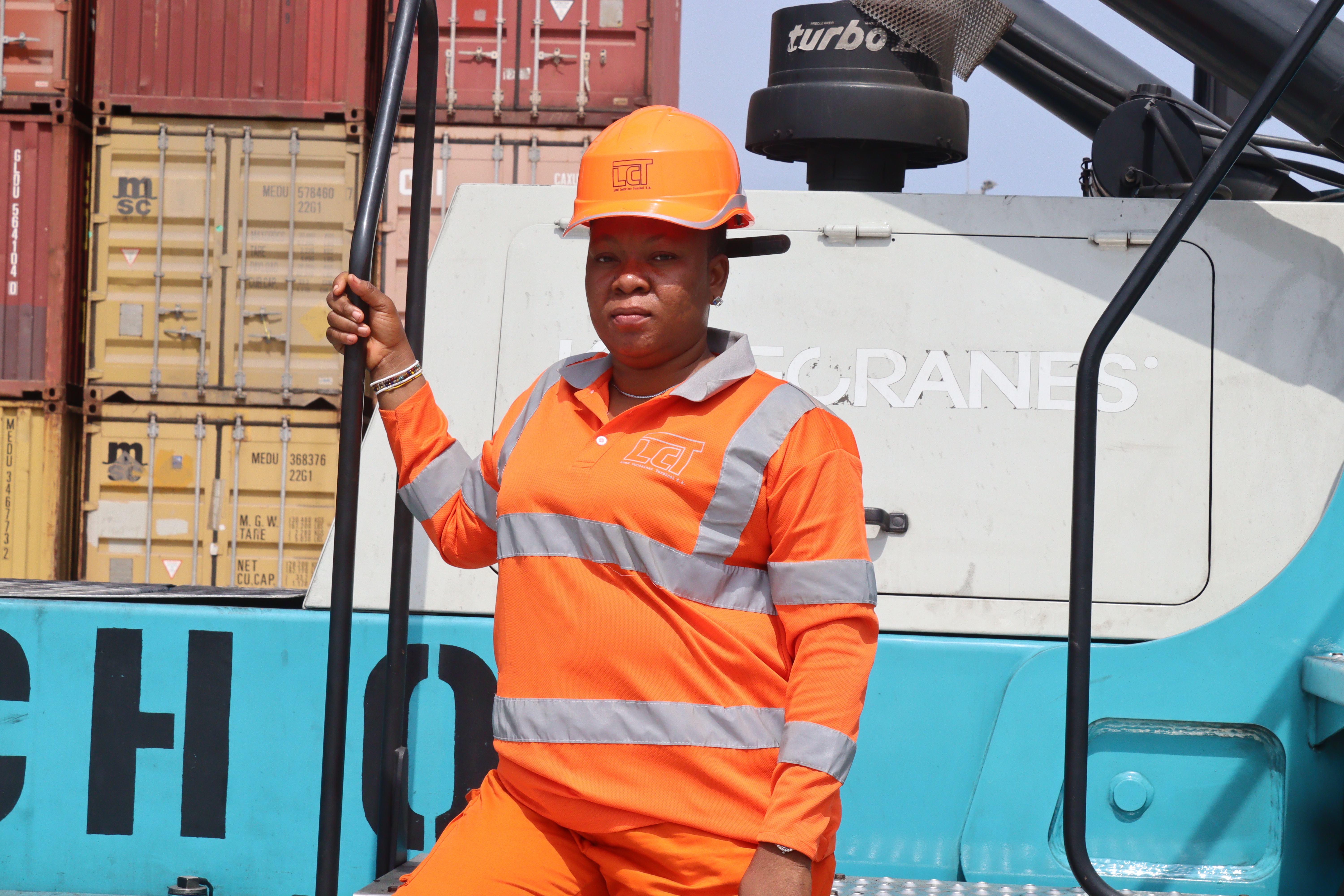 Afi AGBOVI Opératrice ECH & RS à Lomé Container Terminal